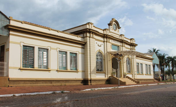 istock Old train station in Barretos, Sao Paulo 1186600530