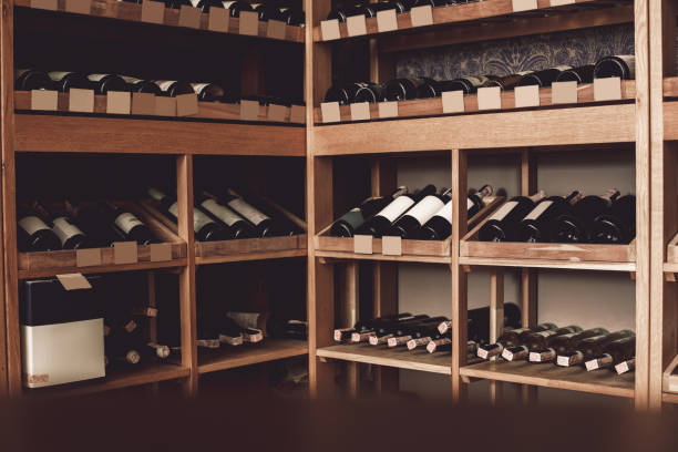 istock Sommelier Concept. Wine storage isolated no people 1186604235