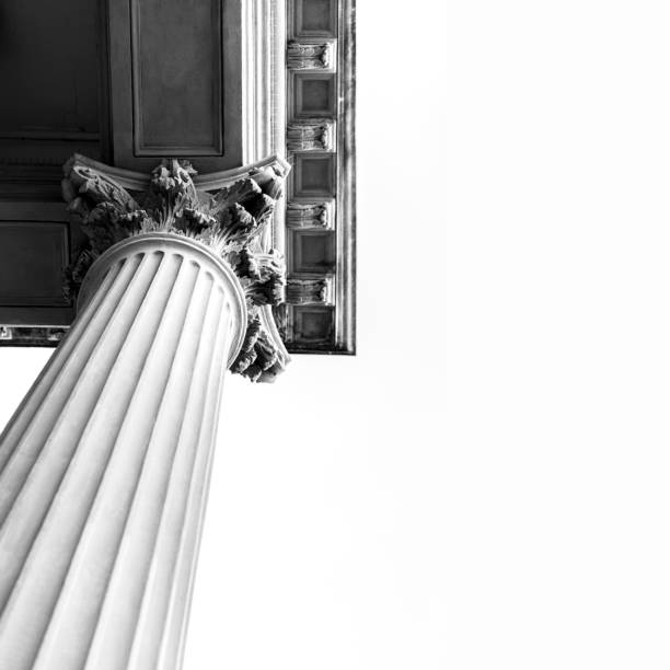 istock Column Detail 06 - Black and White 1186615042