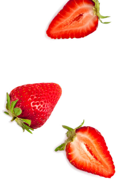 istock Fresh strawberry isolated on white background. Food concept. 1186617865