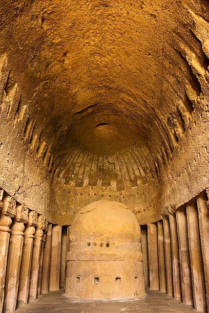 Undergroind Holy Trinity cave monastery in Kholky, Belgorod region.