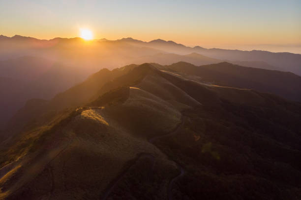 istock beautiful tokushima mountain landscape drone view 1186633327