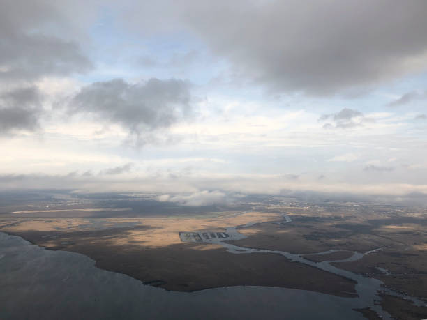 widok z lotu ptaka na nowy orlean, luizjańskie bagna - cypress swamp zdjęcia i obrazy z banku zdjęć