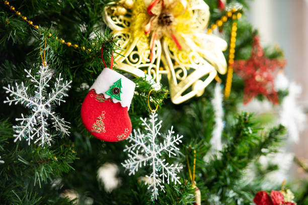 istock Christmas tree decorated in the living room 1186637235