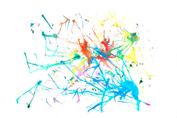 istock Colorful abstract watercolor texture 1186641903