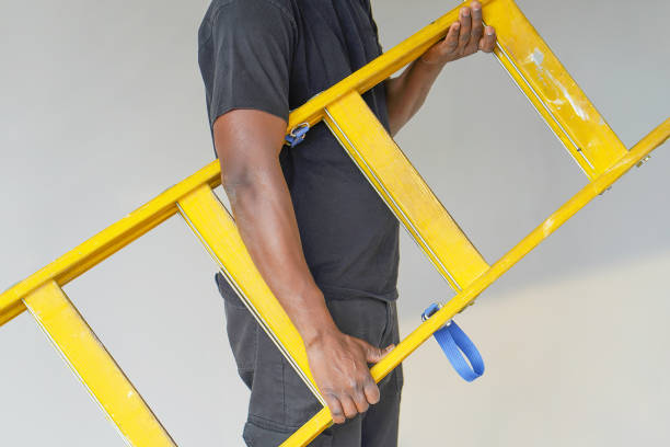 istock African worker with wooden ladder 1186645000