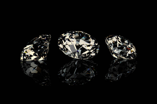 istock Diamond, Jewel, Gemstone, Black Background 1186647204