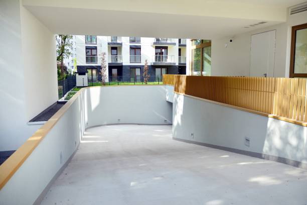 istock Entrance to parking or underground garage 1186651606