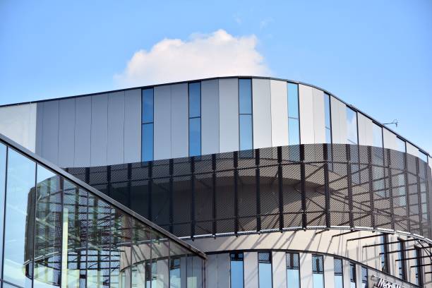istock Facade fragment of a modern office building. 1186656336