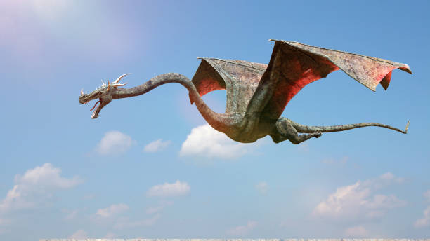 istock dragon flying in the sky 1186660284