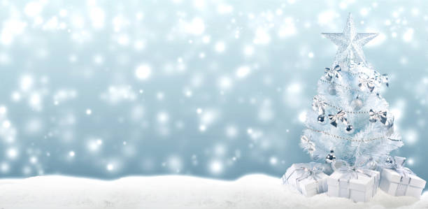 istock Christmas tree and gifts 1186662728
