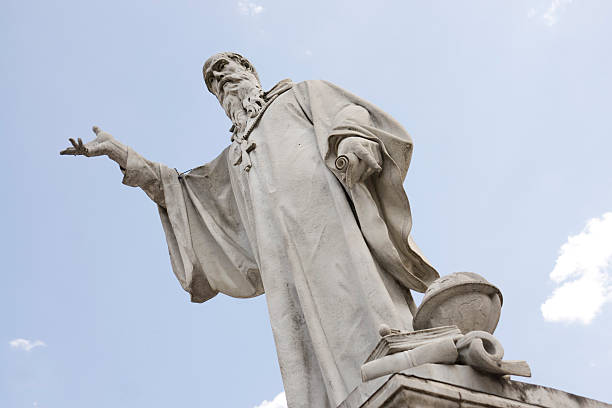 istock The statue of Saint Benedict 118666526