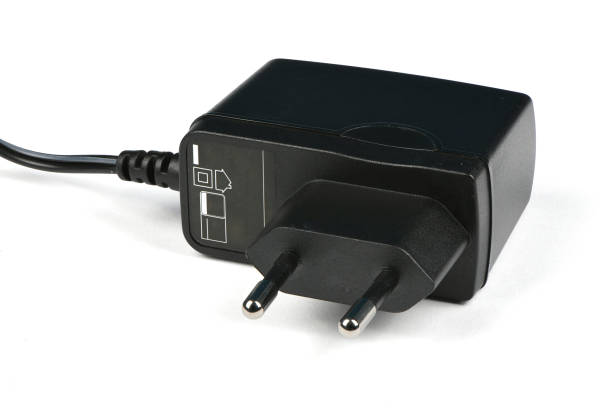 istock Black power ac to dc adaptor. 1186665978