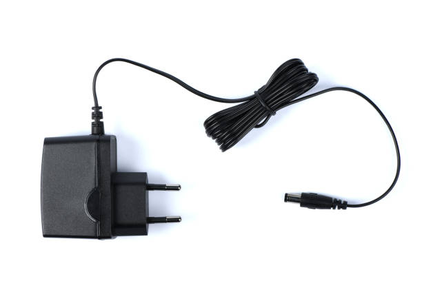 istock Black power ac to dc adaptor. 1186666041