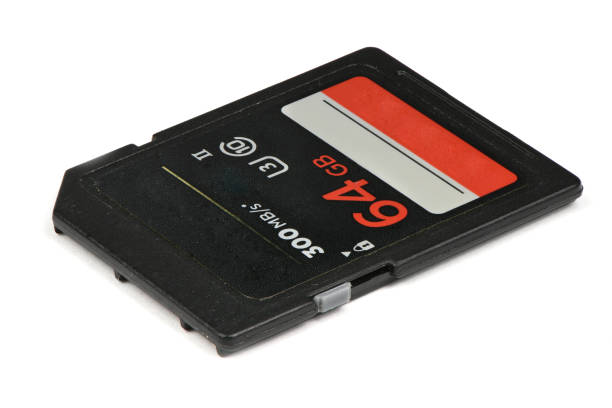 istock Modern professional  Memory Card features 64GB Storage Capacity 1186666264