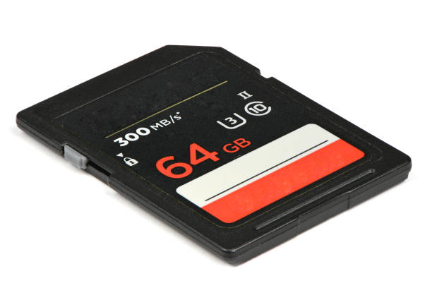 istock Modern professional  Memory Card features 64GB Storage Capacity 1186666959