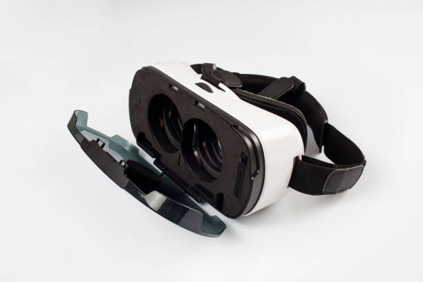 istock VR glasses, isolated on a white background. 1186681714