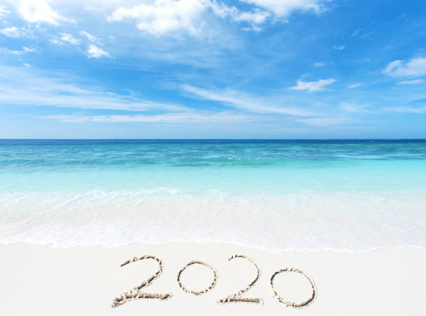 istock 2020 year on the sea shore 1186681889