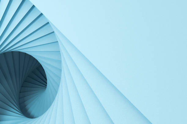 istock Blank and vortical paper cards with triangle shape, 3d rendering. 1186684460