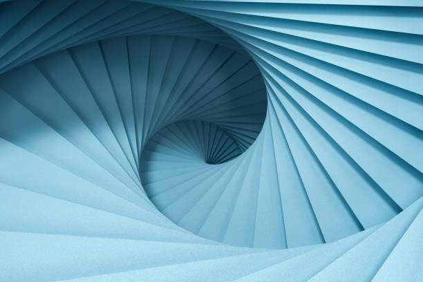 istock Blank and vortical paper cards with triangle shape, 3d rendering. 1186684485