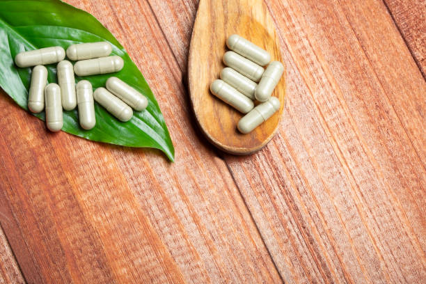 istock Dietary supplement. Healthy lifestyle concept. 1186685067