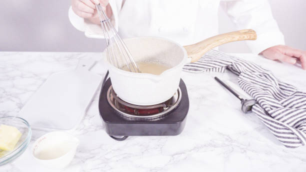 istock Preparing homemade caramel 1186693974