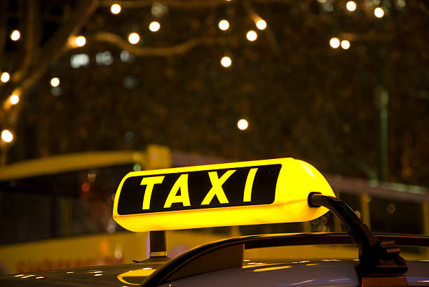 istock german taxi sign yellow 118669594