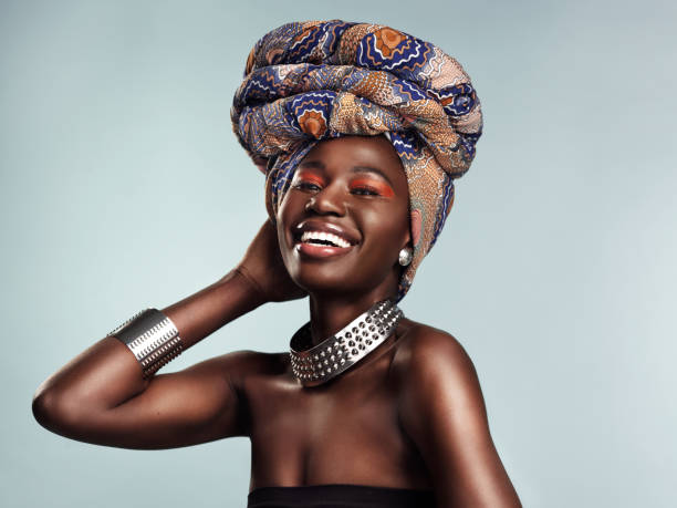 istock Nothing tops off your look like a stylish head wrap 1186698115