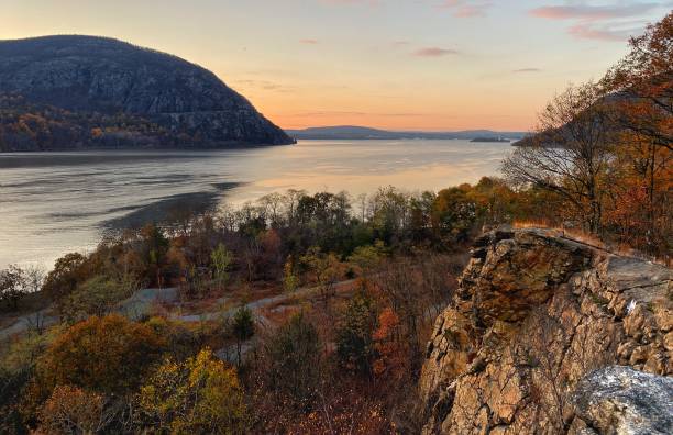 istock Autumn river valley golden hour 1186698168