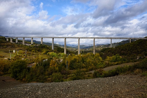 viaduct of the village of Bagnoli del Trigno