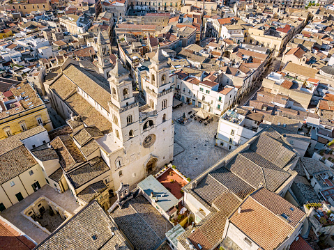 Aerial view of Altamura town in Apulia Region, Italy