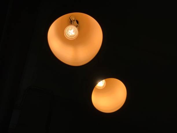 istock retro lamps on the ceiling 1186711988