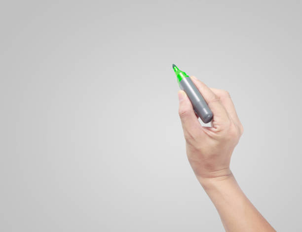 istock Hand holding marker pen for writing 1186713868