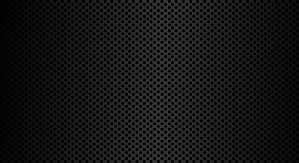 istock Metal texture in modern style. Metal steel grid. Graphic vector art. Stainless steel. Perforated sheet metal. 1186726304