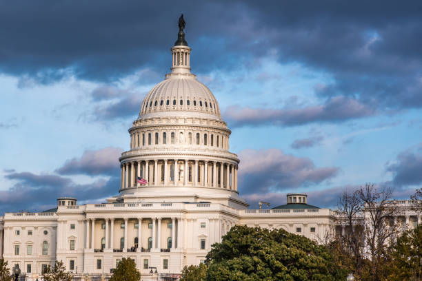 미국 의회 - 미국 워싱턴 dc 의 국회 의사당 건물 - 가을 - senate finance committee 뉴스 사진 이미지
