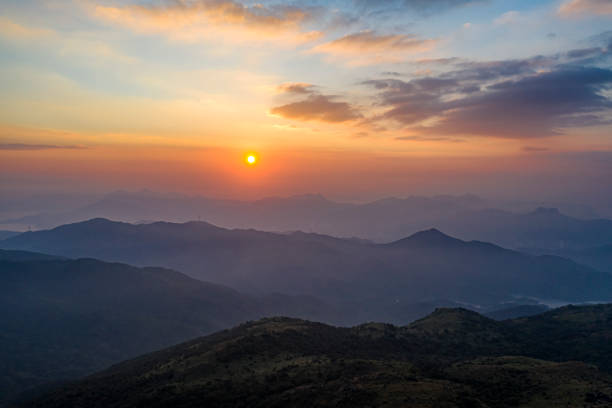istock Beautiful Mountains Sunrise 1186732792