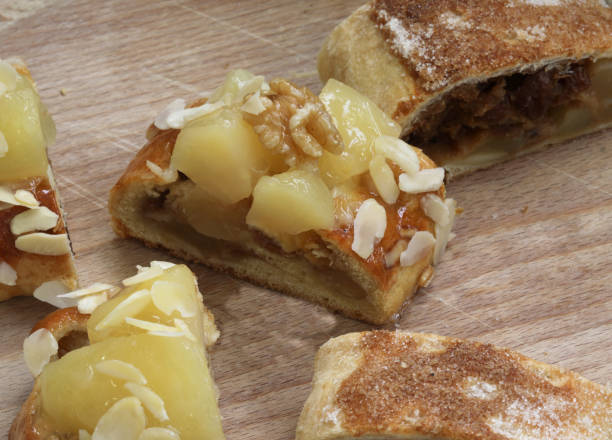 istock cake called Strudel a good layered pastry typical of Austrian Cu 1186733628