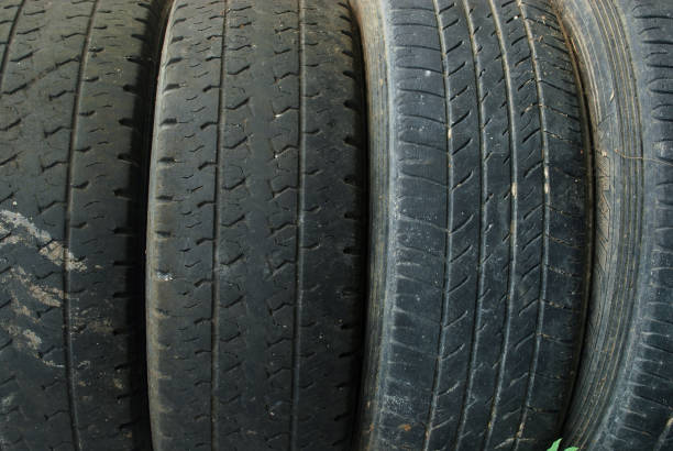 istock Old car tires. 1186734304