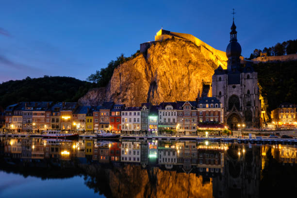 istock Night view of Dinant town, Belgium 1186740729