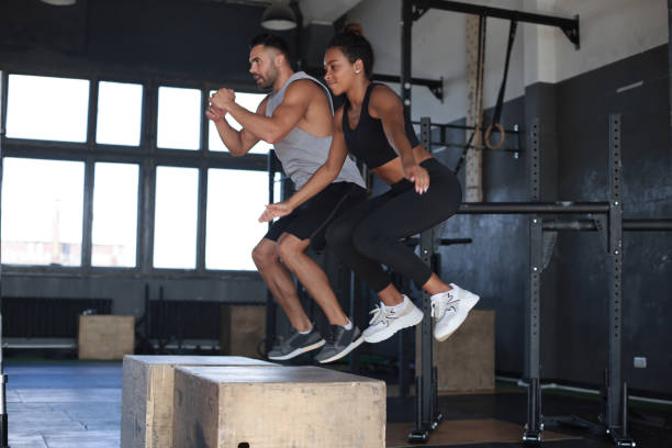 istock Young fit couple are in a good shape. 1186742906