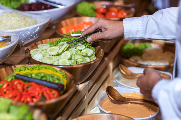 istock Food Buffet Catering Dining Eating Party Sharing Concept. 1186743908