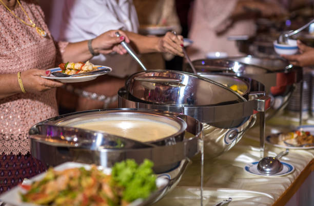 istock Food Buffet Catering Dining Eating Party Sharing Concept. 1186744438