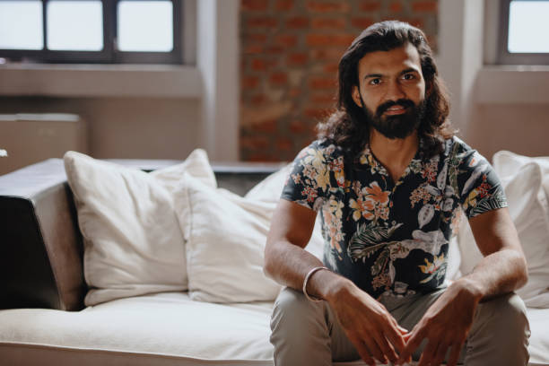 istock Handsome young man at home 1186749525