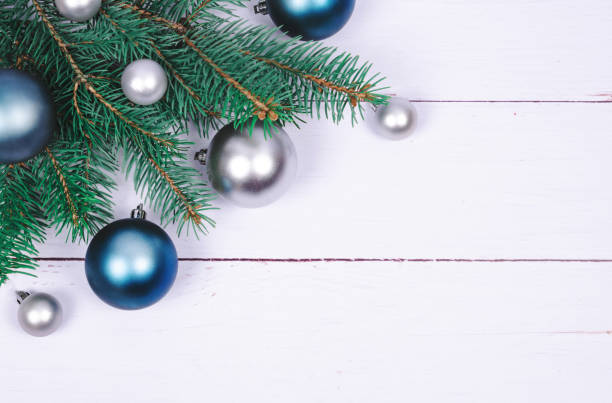 istock Christmas decoration toys on white. 1186750608