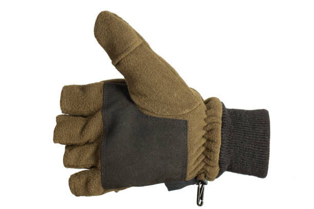 istock winter glove isolated, on a white background. 1186752083