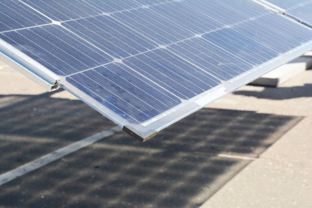 istock Solar panel  power plant close up, Solar panels green energy concept
