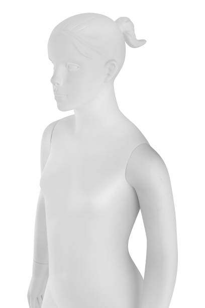 istock Gloss color mannequin woman isolated on white background 1186753967
