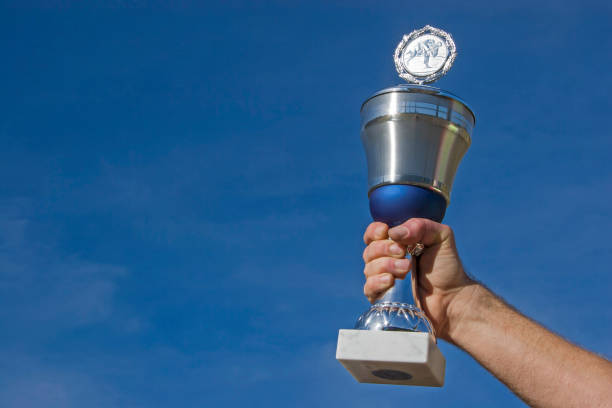 istock Triumph after the award 1186761112