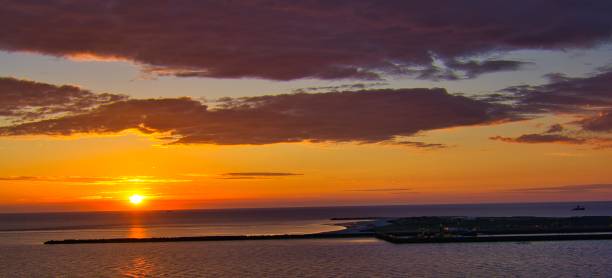 istock Heligoland - island dune - sunrise 1186764831