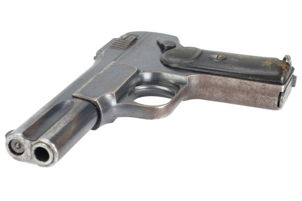 istock Old rusty handgun early 20th century 1186769621